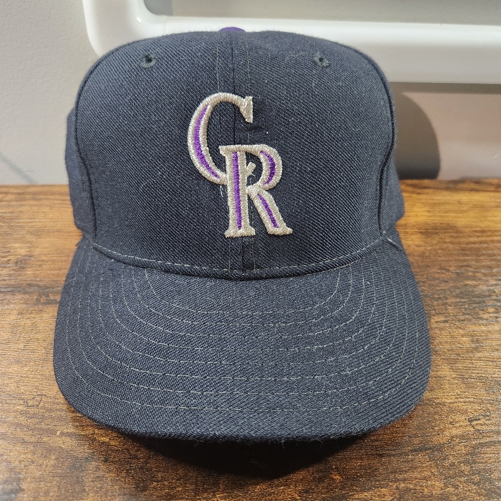 Vintage Colorado Rockies New Era Diamond collection fitted hat cap size 6 3/4